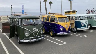 VW Bus collection at 2025 ID. Buzz reveal Photo Gallery