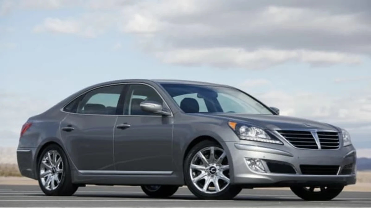 Hyundai ranks highest in Total Value Awards with Equus leading all cars