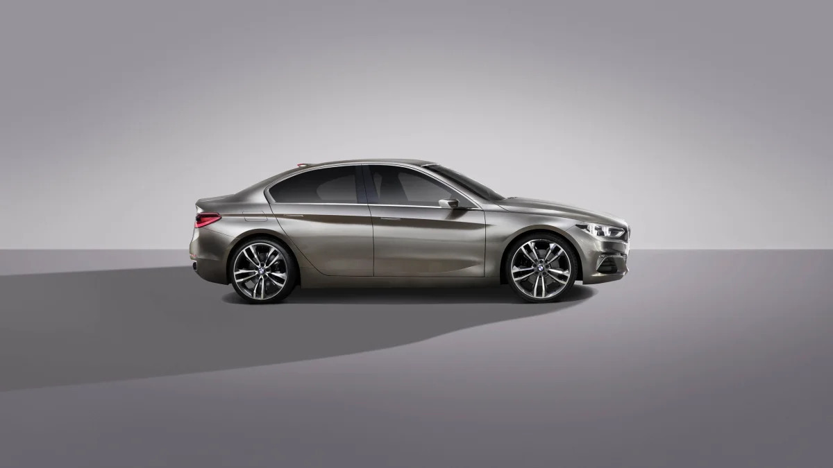 BMW Concept Compact Sedan profile studio