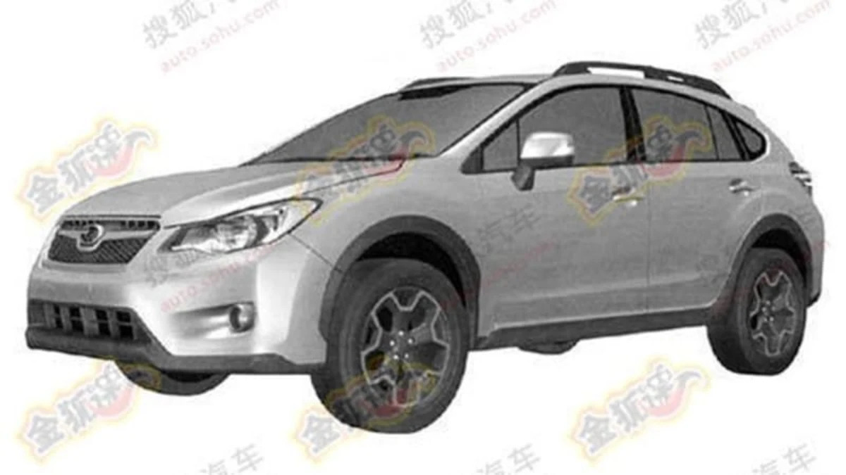 Subaru XV (read: Impreza Outback Sport) leaked via patent renderings