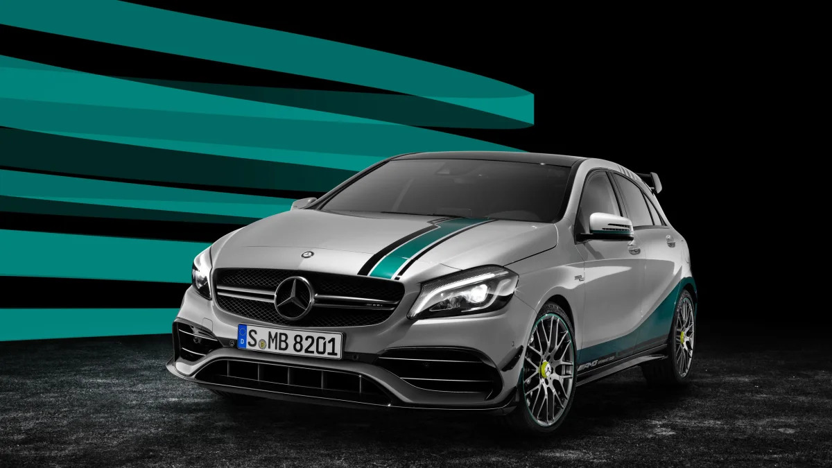 Mercedes-AMG A45 World Champion Edition front 3/4