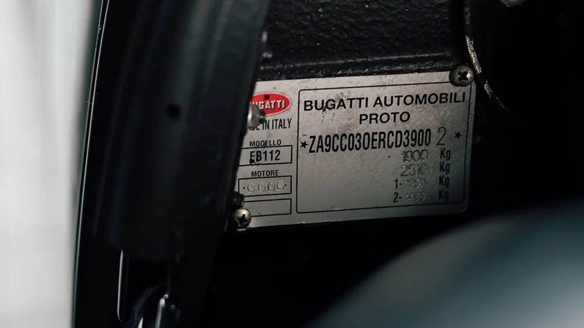 Bugatti EB112 (chassis number 39002)