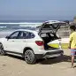 2016 BMW X1 xDrive 28i loading surfboard tailgate