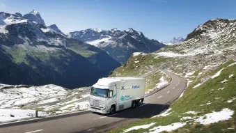 Hyundai's Xcient fuel cell truck testing in Switzerland