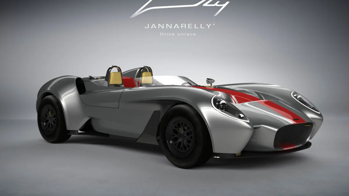 Jannarelly Design-1 red stripe front 3/4