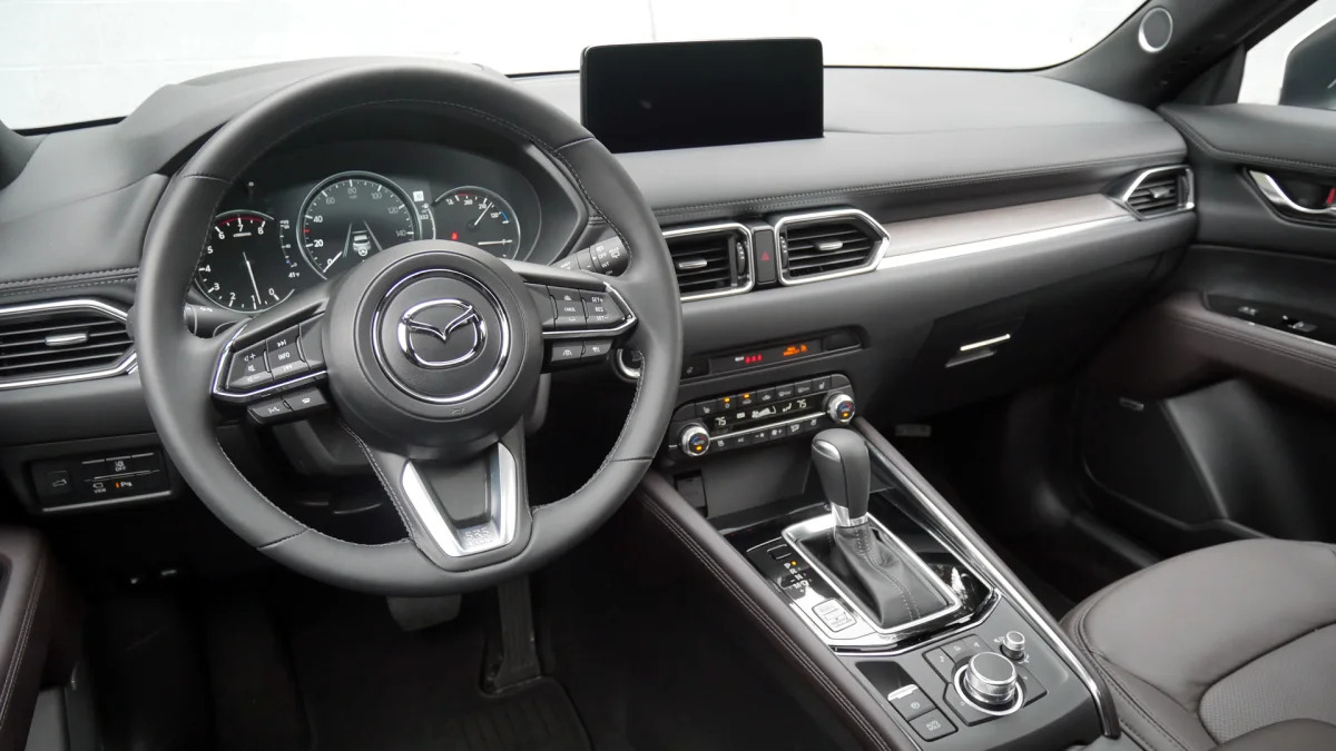 2022 Mazda CX-5 interior from driver