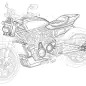 Harley-Davidson flat track patent drawing
