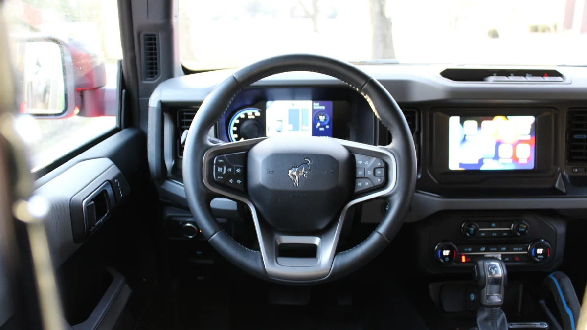 2021 Ford Bronco Black Diamond interior