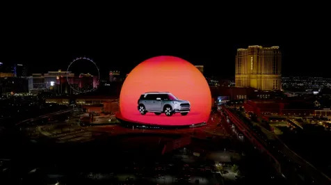 <h6><u>Mini takes center stage on the Sphere in Las Vegas</u></h6>
