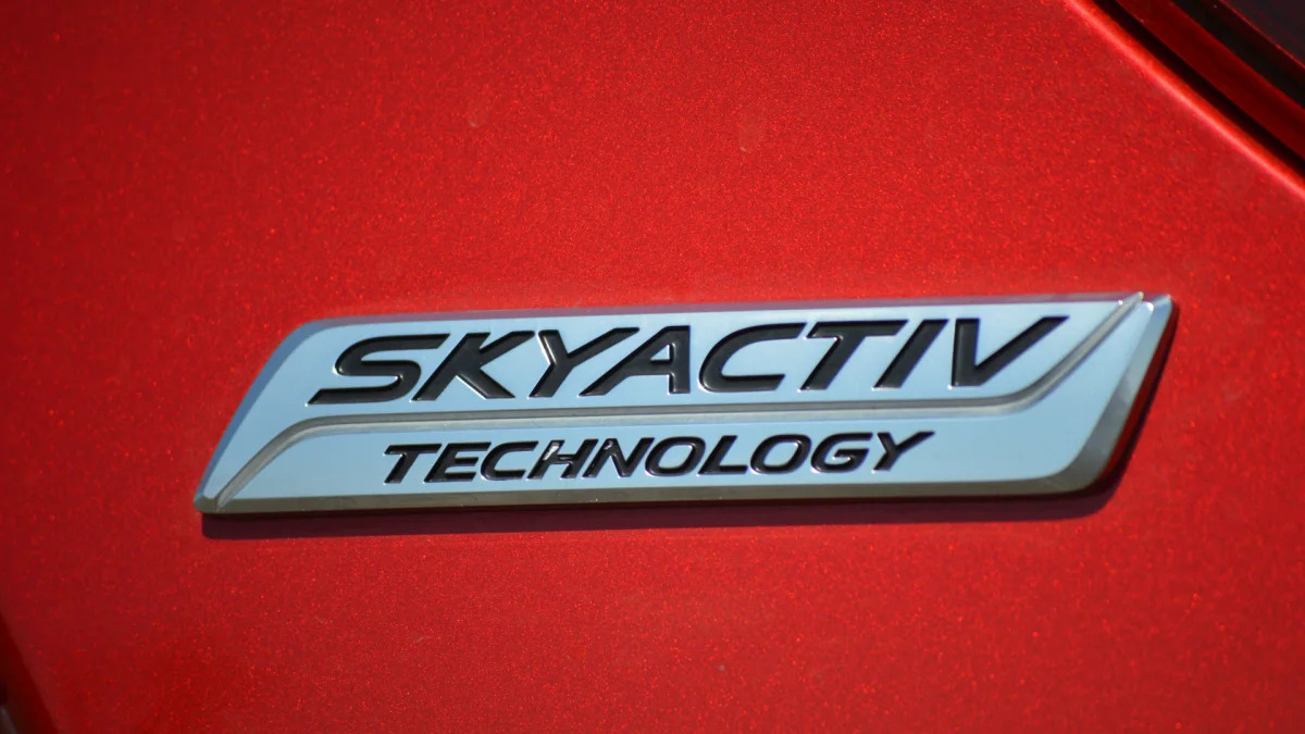 2016 Mazda CX-5 soul red skyactiv technology badge
