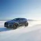 Jaguar F-Pace cold weather testing front 3/4