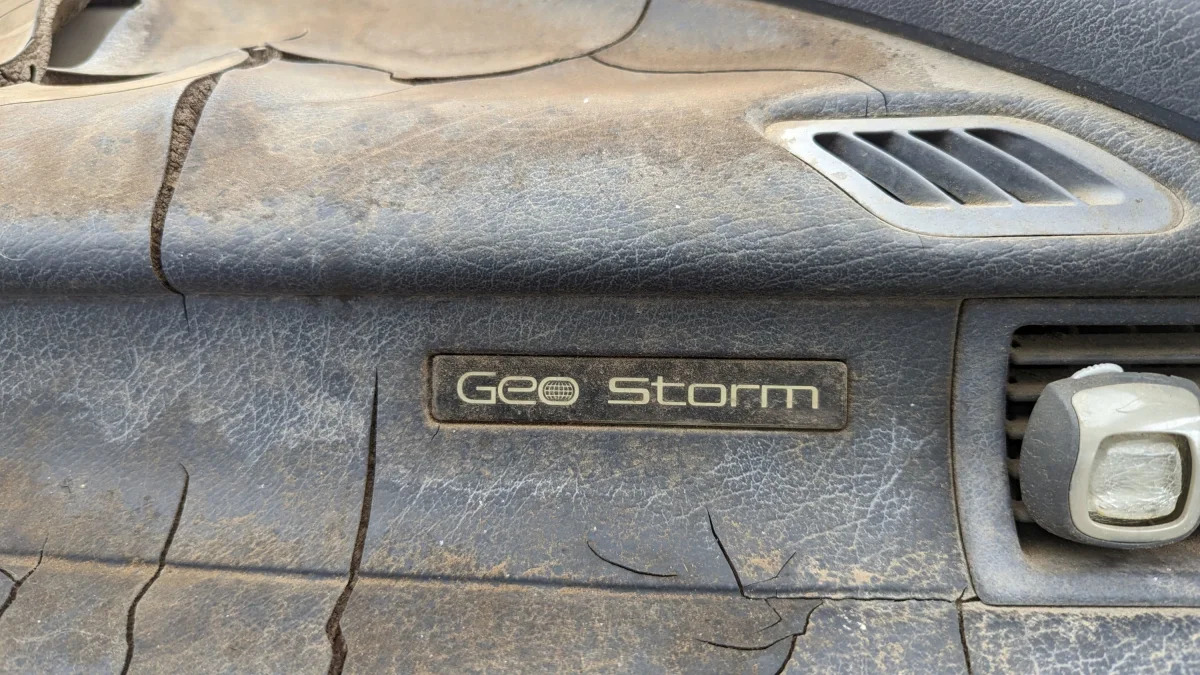43 - 1990 Geo Storm in Colorado junkyard - photo by Murilee Martin