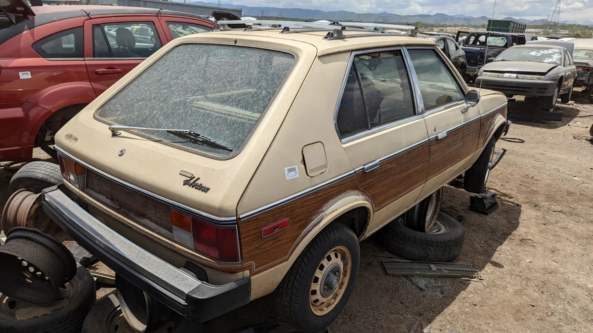 53 - 1979 Plymouth Horizon in Colorado junkyard - photo by Murilee Martin