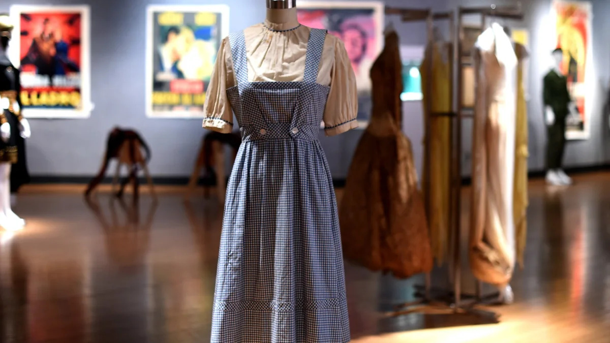 Judy Garland's dress from The Wizard of Oz