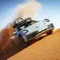 2023 Porsche 911 Dakar in Shade Green front on dune