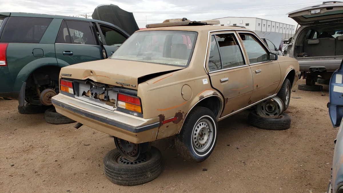 48 - 1986 Chevrolet Cavalier in Colorado Junkyard - Photo by Murilee Martin