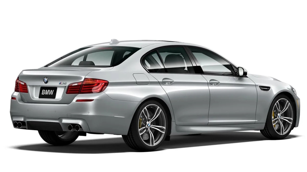 BMW M5 Pure Metal Silver Limited Edition Rear Exterior