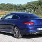2017 Mercedes-AMG C63 Coupe rear 3/4 view
