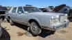 Junked 1986 Lincoln Town Car