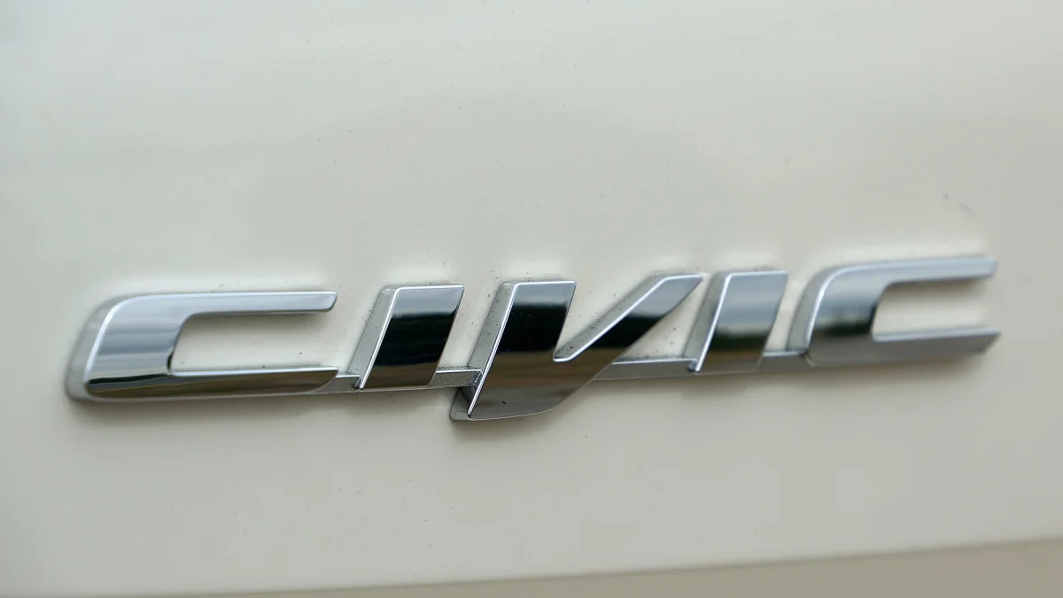 2015 Honda Civic Type R badge