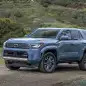 2025 Toyota 4Runner Limited front three quarter on trail