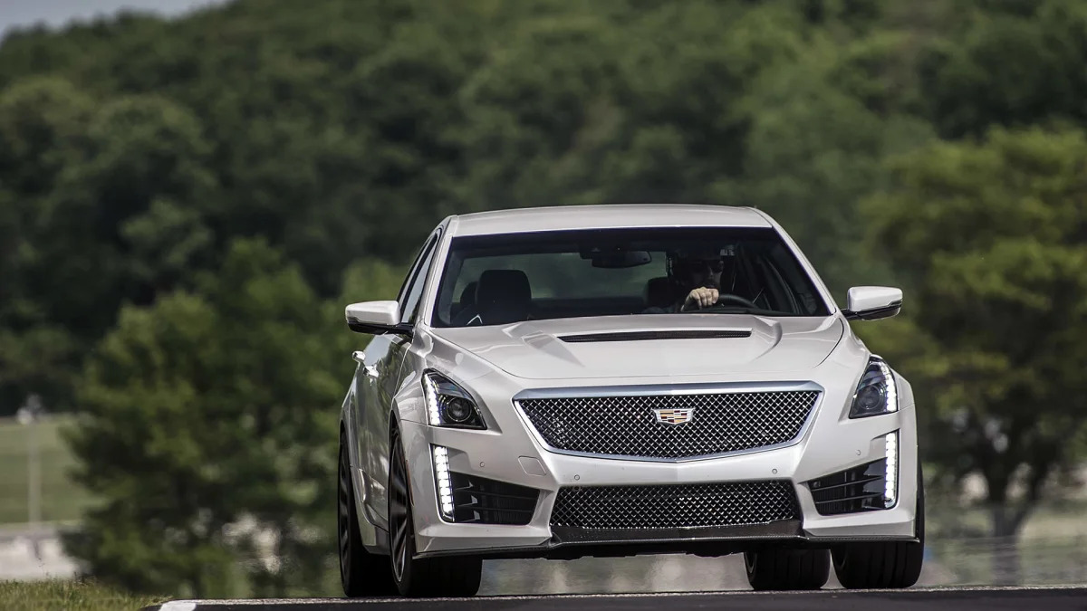 2016 Cadillac CTS-V on track