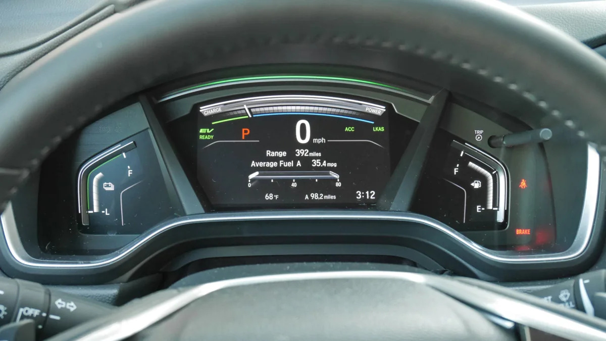 2020 Honda CR-V Hybrid gauges