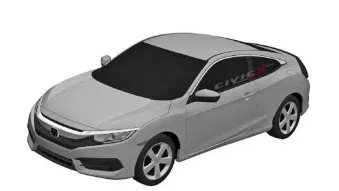 2016 Honda Civic Patent Drawings