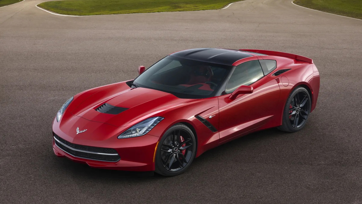2015 Chevy Corvette Stingray coupe in red