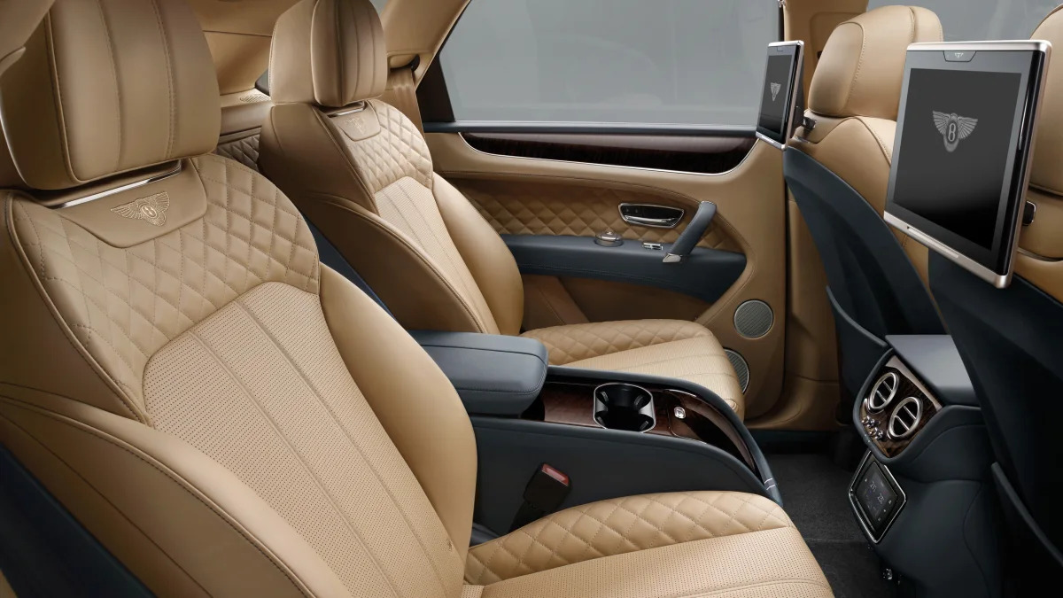 Bentley Bentayga interior rear seats