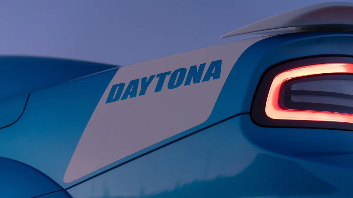 As a nod to its design heritage, the Charger Daytona 50th Annive