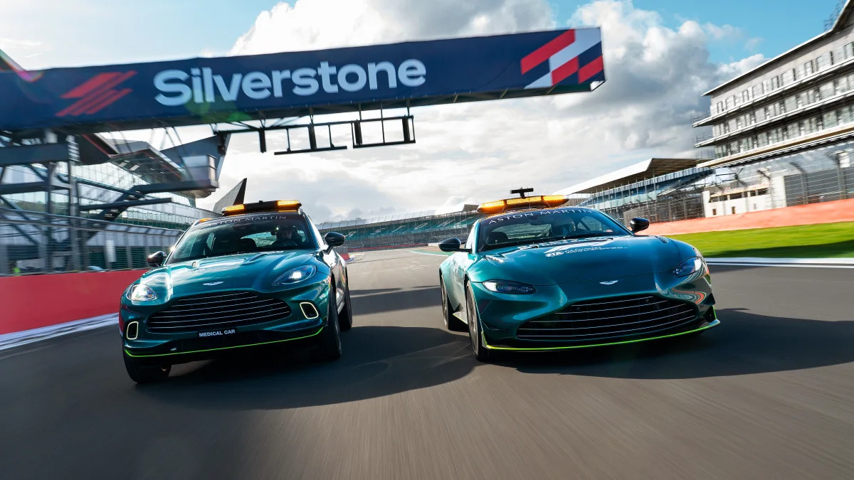 Aston Martin VantageDBXOfficial Safety and Medical cars of Formula One01