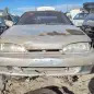 49 - 1993 Hyundai Scoupe in Colorado junkyard - photo by Murilee Martin
