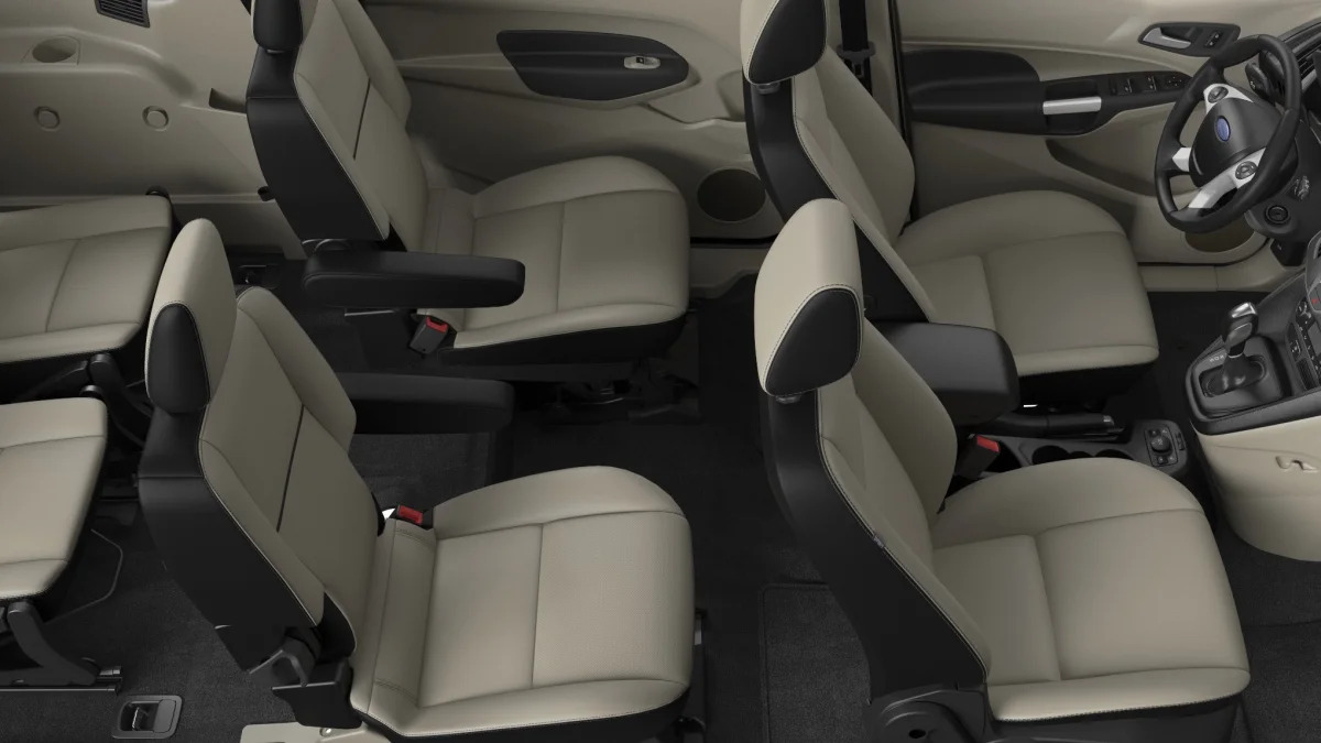 2016 Ford Transit connect second row buckets