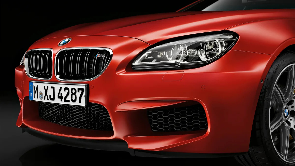 2016 BMW M6 with Competition Package front end grille headlights