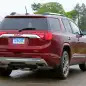 2017 GMC Acadia rear 3/4 view