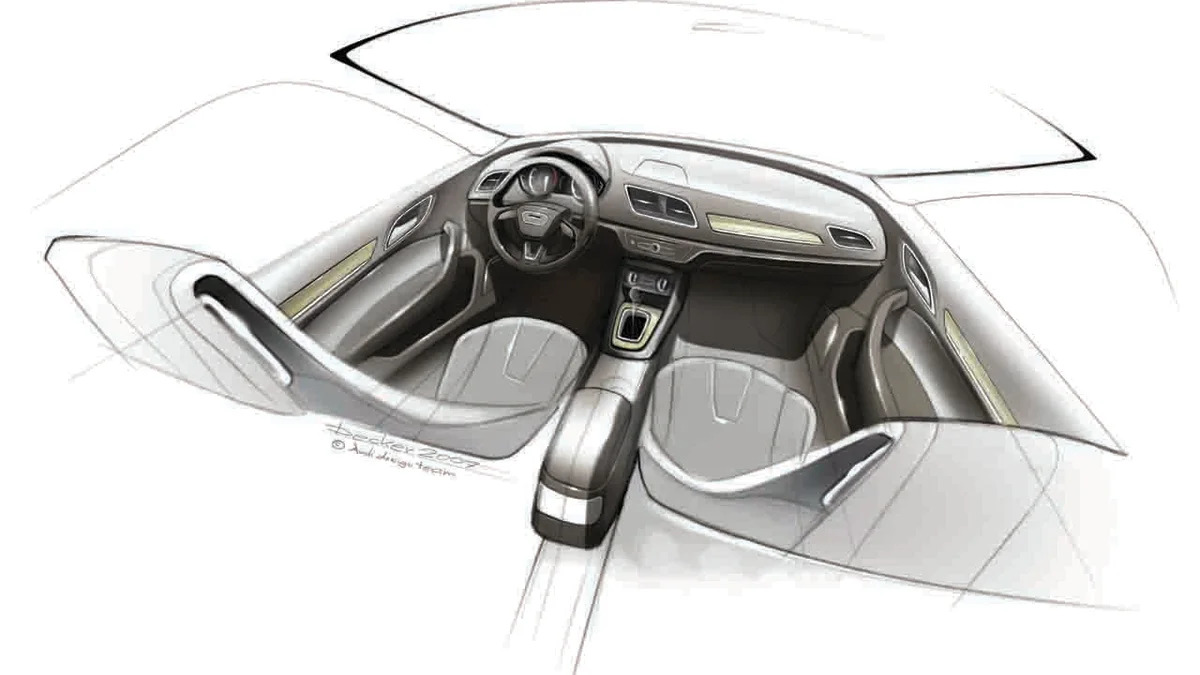 2011 Audi Q3 sketches