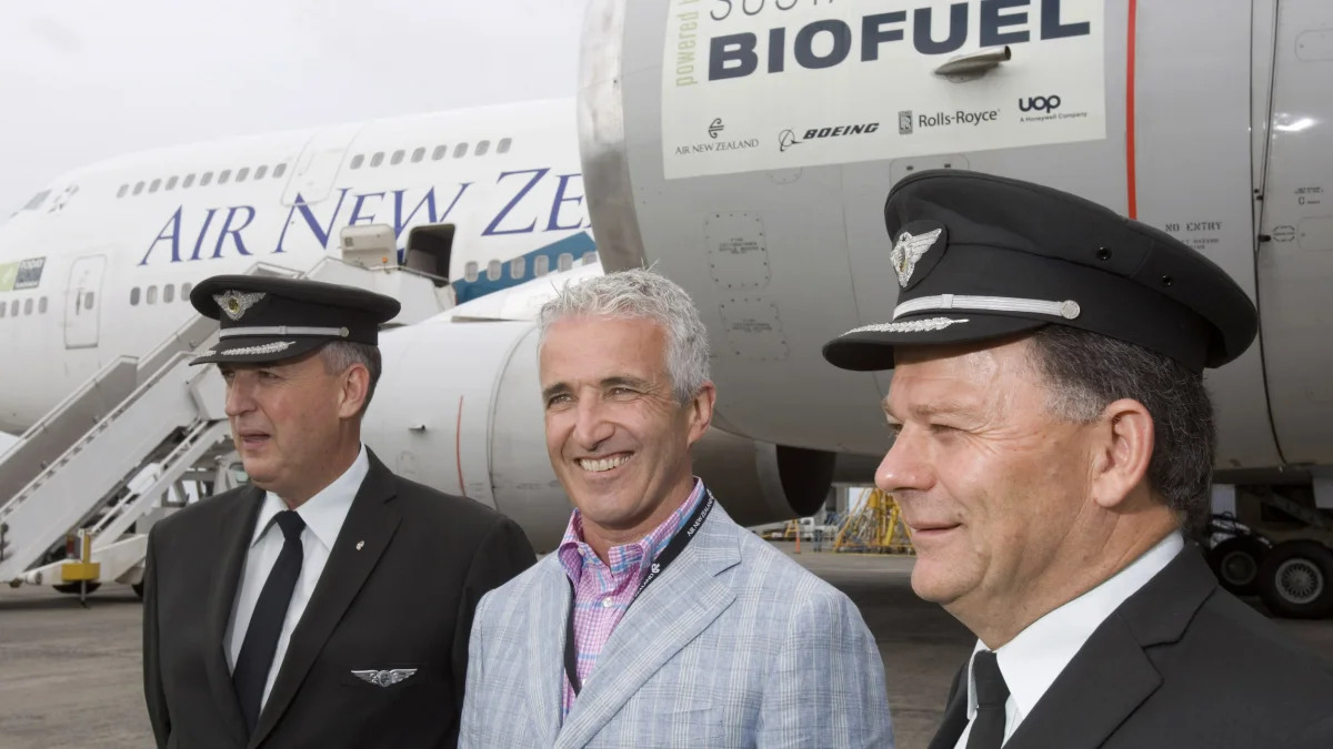New Zealand Airplane Biofuel
