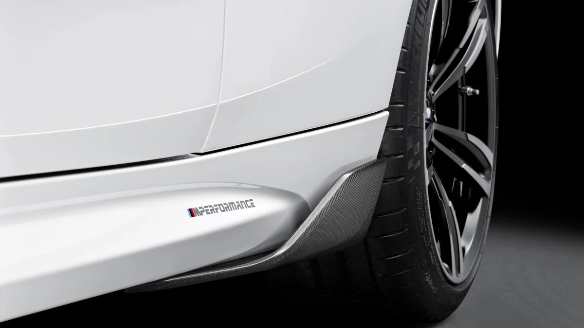BMW M2 M Performance Parts SEMA 2015 rear winglet wheel