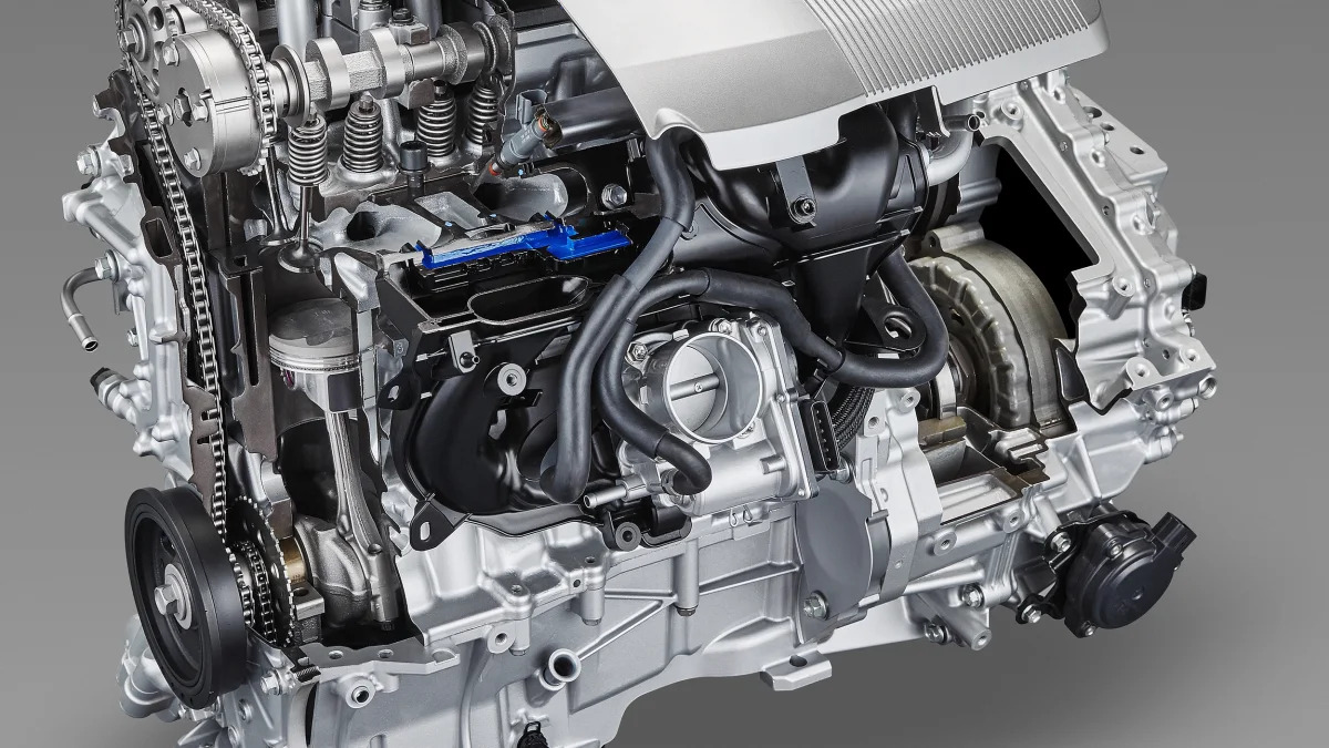 2016 Toyota Prius 1.8-liter engine cutaway