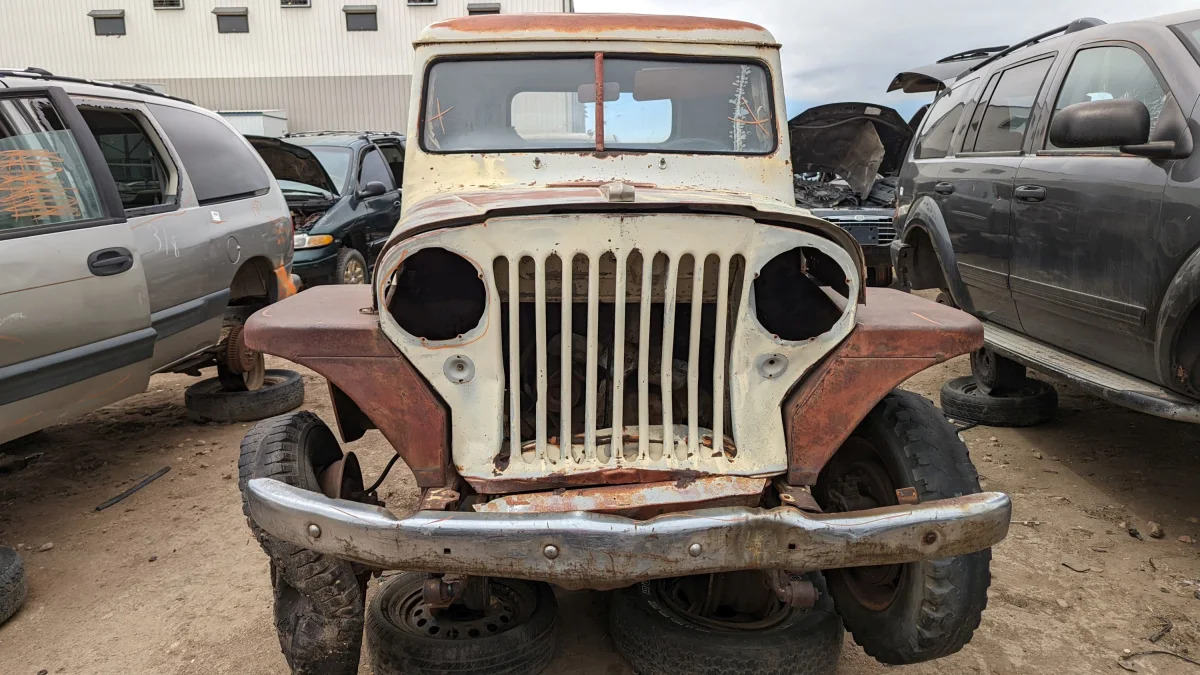 20 - 1949 Willys Jeep Truck in Colorado junkyard - Photo by Murilee Martin