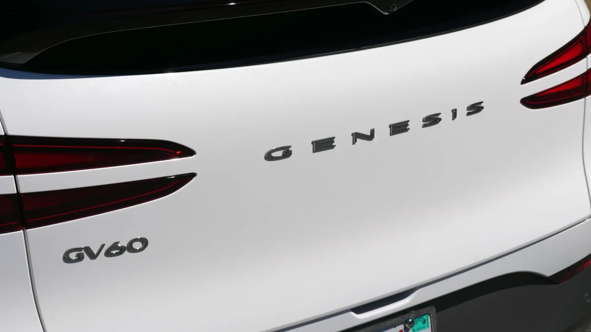 Genesis GV60 Performance badges