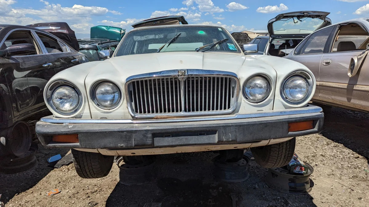 27 - 1984 Jaguar XJ6 in Colorado junkyard - Photo by Murilee Martin