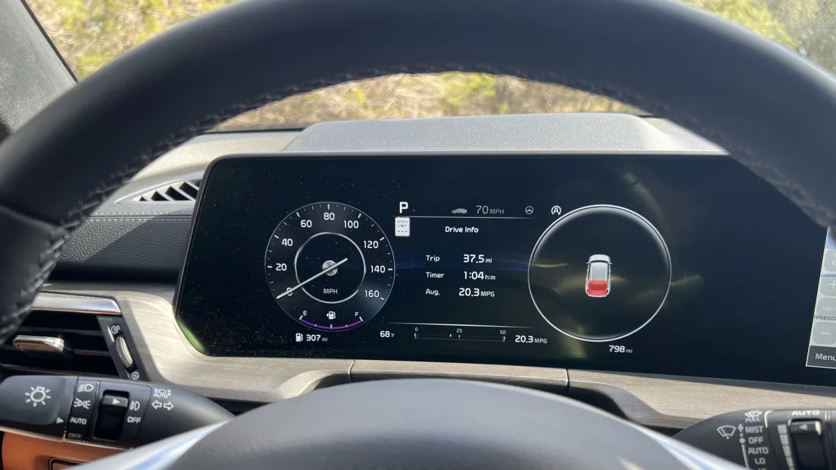 2023 Kia Telluride SX Prestige X-Pro gauges
