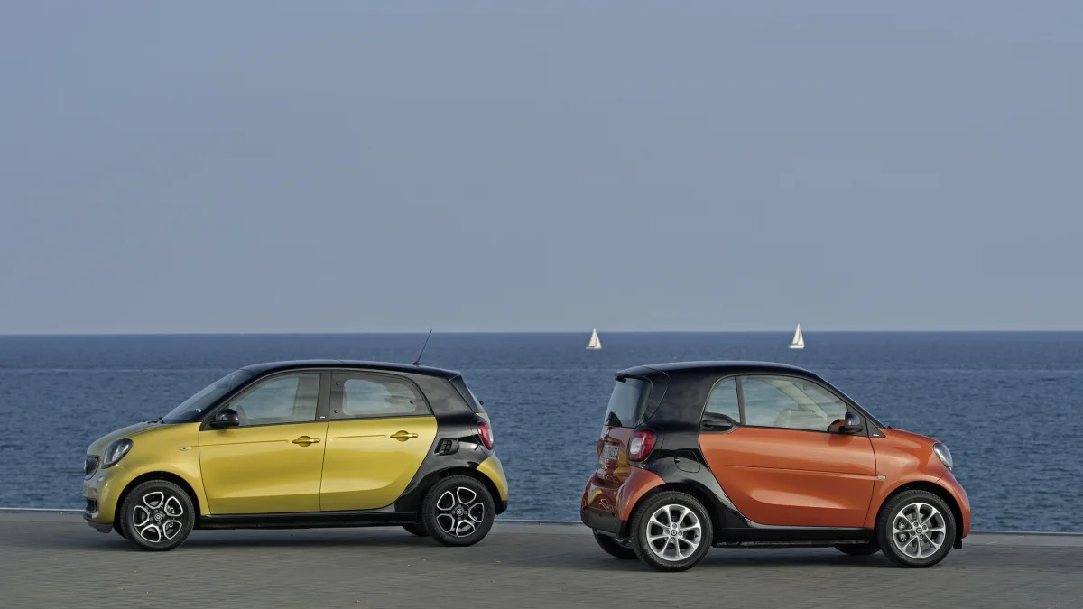 Smart Forfour and Fortwo