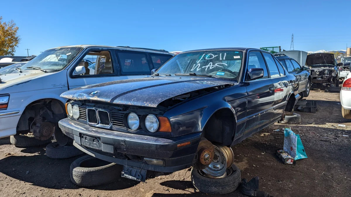32 - 1991 BMW 5 Series in Colorado junkyard - photo by Murilee Martin