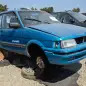 99 - 1993 Subaru Justy in California junkyard - photo by Murilee Martin