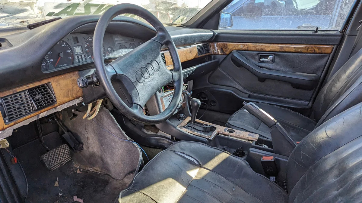 08 - 1990 Audi V8 Quattro in Colorado junkyard - photo by Murilee Martin