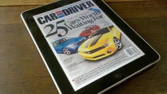 Car and Driver on the iPad