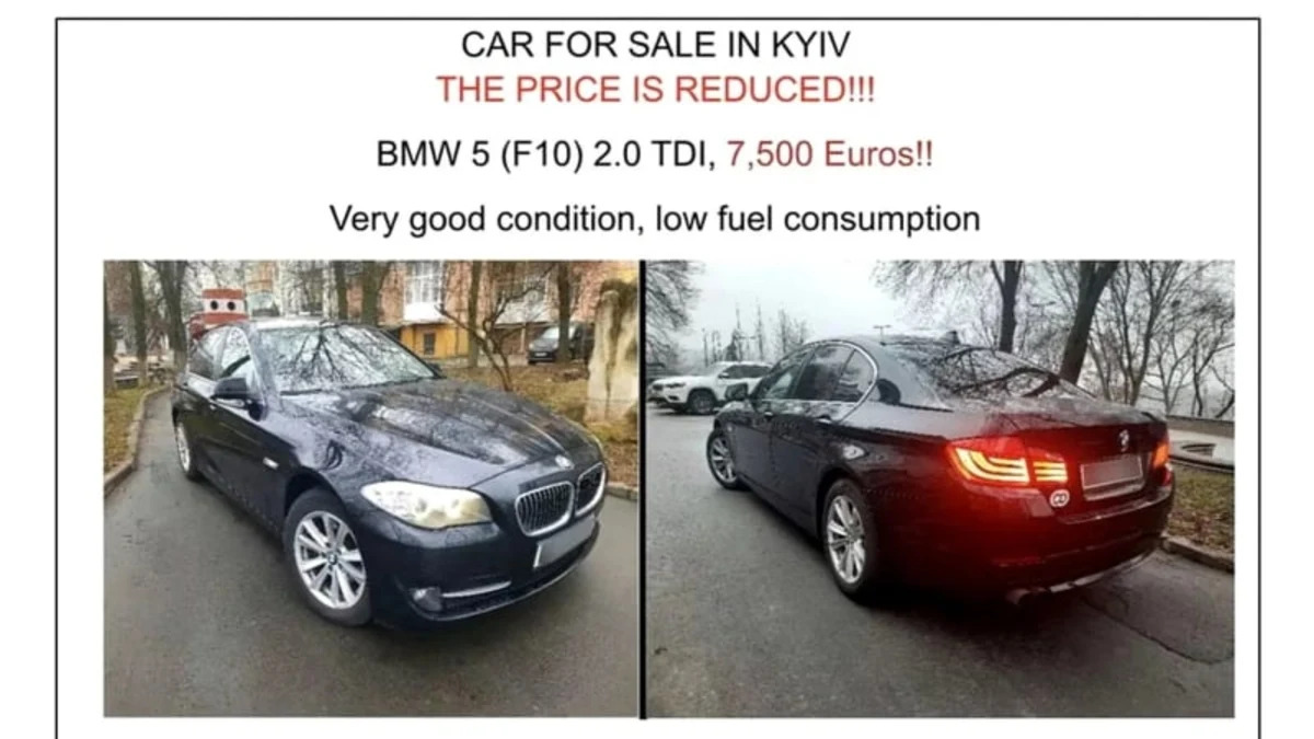 Russian hackers fool diplomats in Ukraine using ad for a cheap used BMW 5 Series
